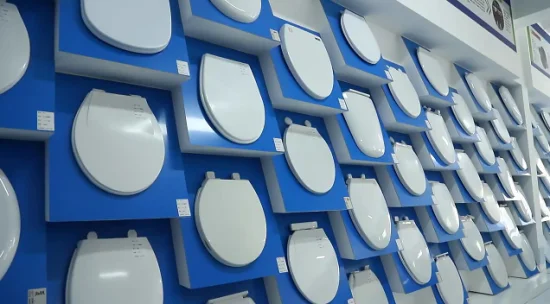 Fornitura di fabbrica standard europea Vendita calda Sedile WC rotondo in plastica di buona qualità con prezzo competitivo